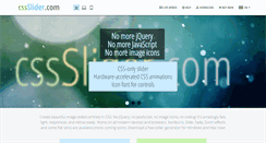 Desktop Screenshot of cssslider.com