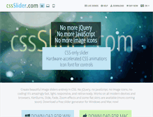 Tablet Screenshot of cssslider.com